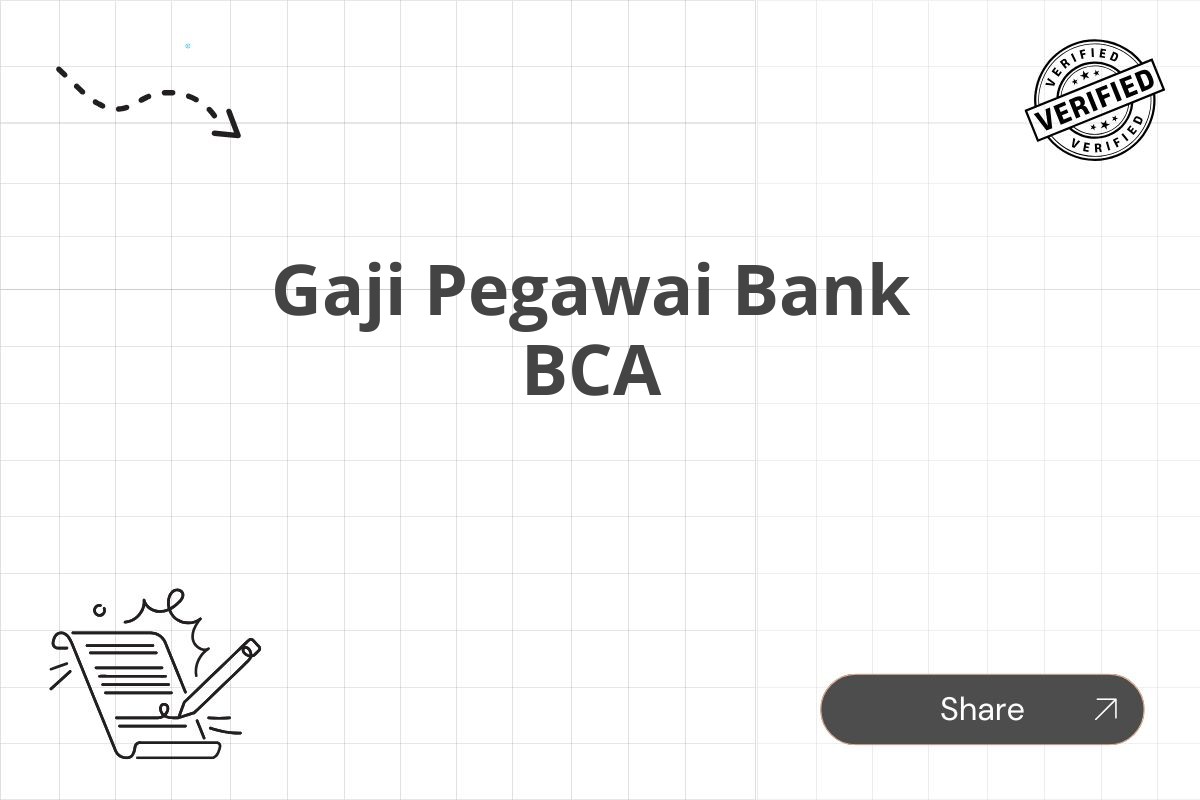 Gaji Pegawai Bank BCA