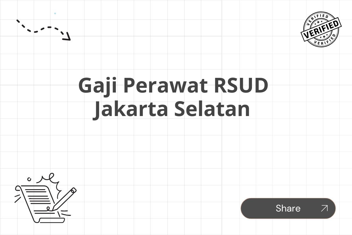 Gaji Perawat RSUD Jakarta Selatan