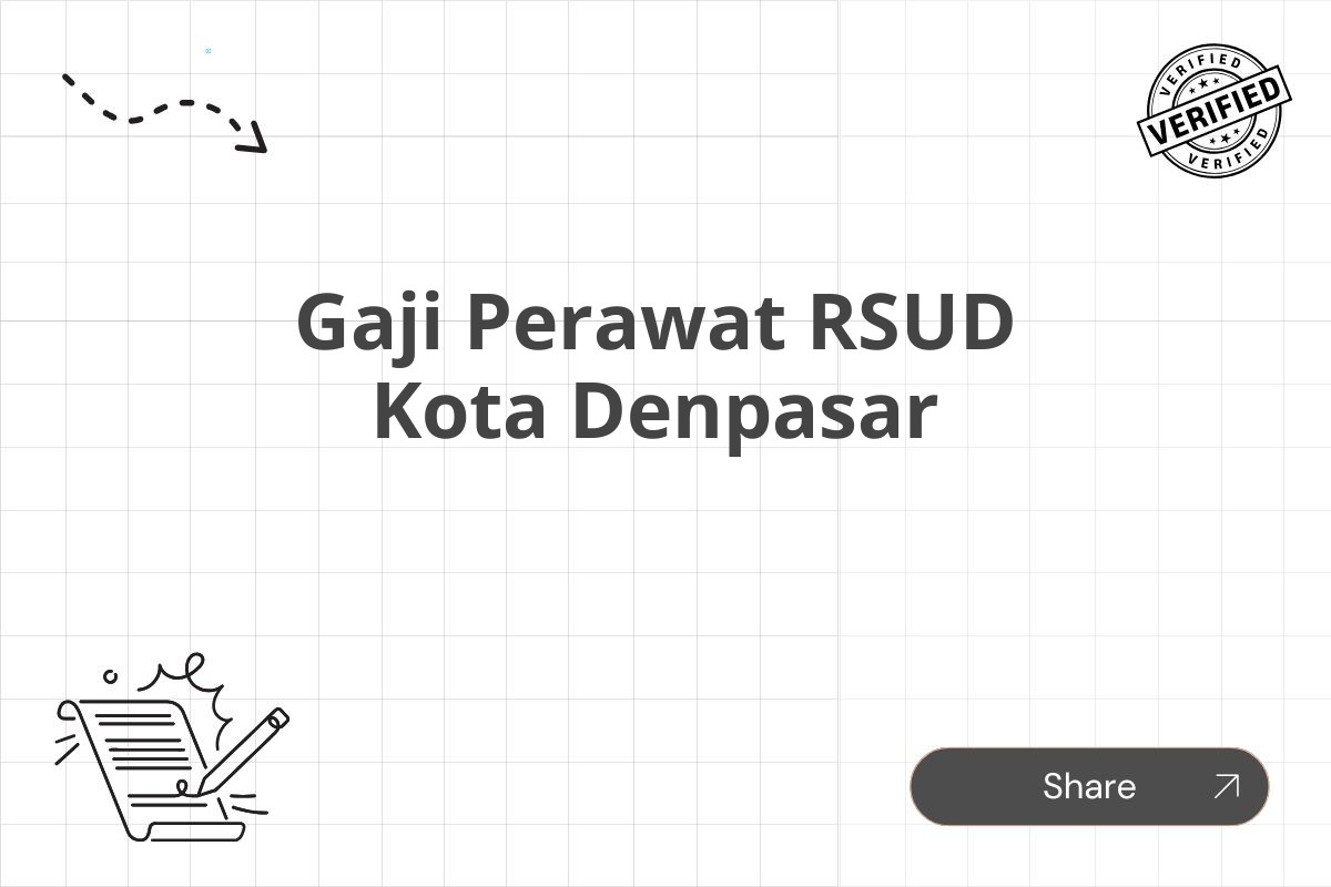 Gaji Perawat RSUD Kota Denpasar