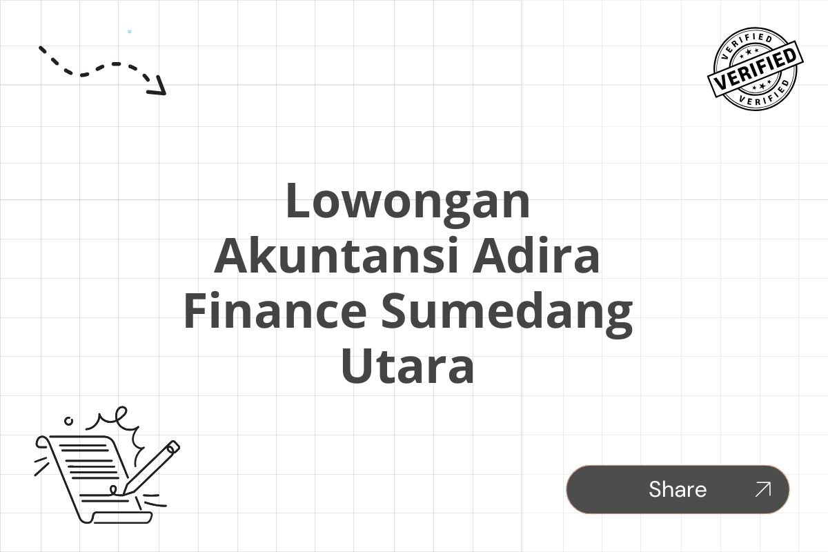 Lowongan Akuntansi Adira Finance Sumedang Utara