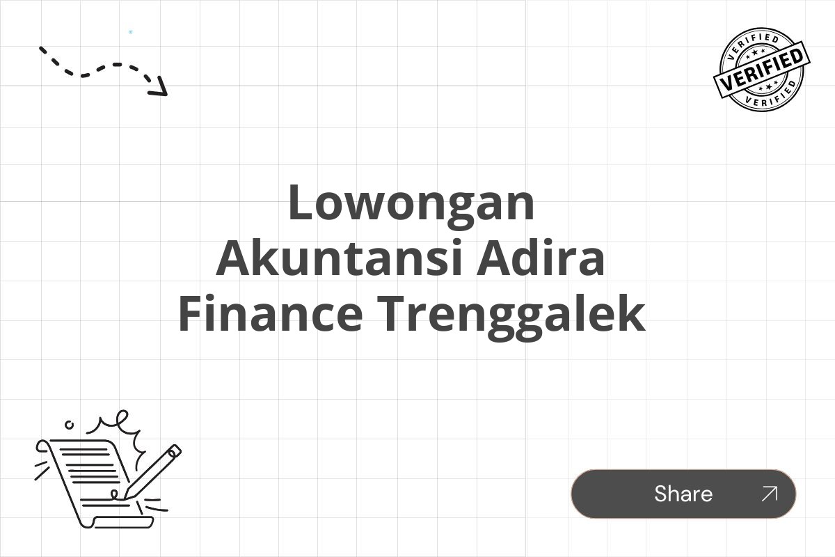 Lowongan Akuntansi Adira Finance Trenggalek