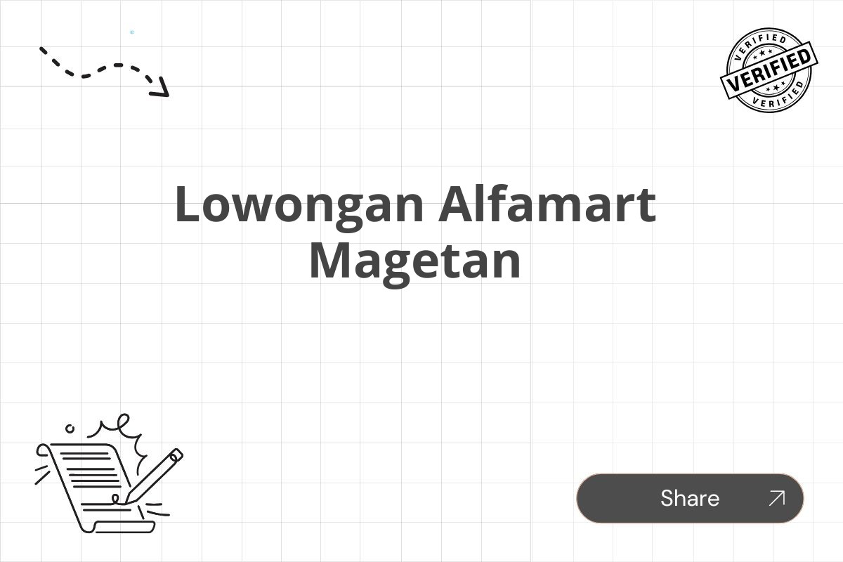 Lowongan Alfamart Magetan