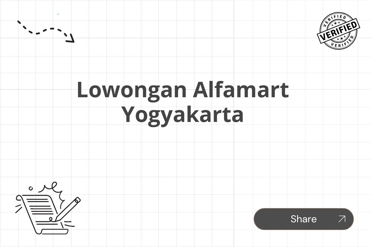 Lowongan Alfamart Yogyakarta