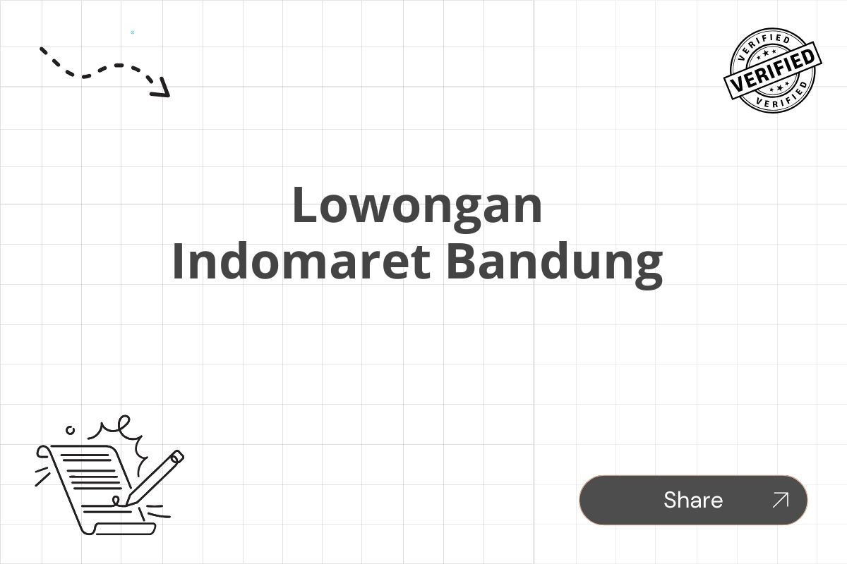 Lowongan Indomaret Bandung