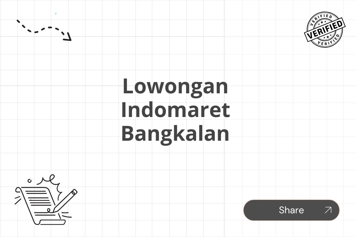 Lowongan Indomaret Bangkalan