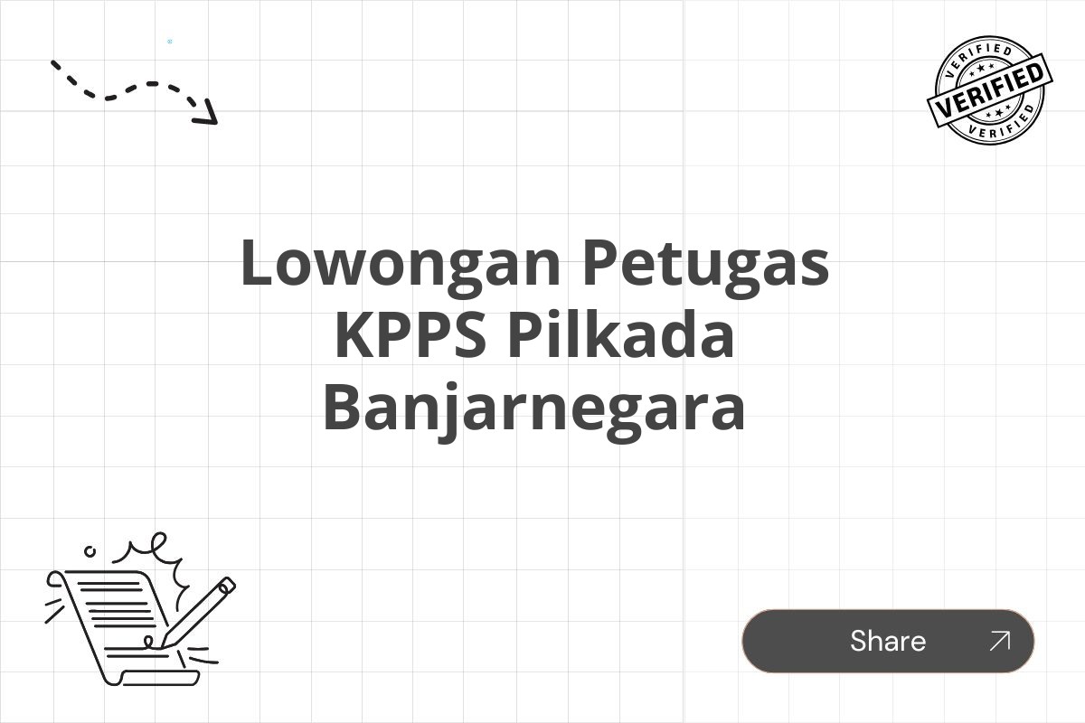 Lowongan Petugas KPPS Pilkada Banjarnegara