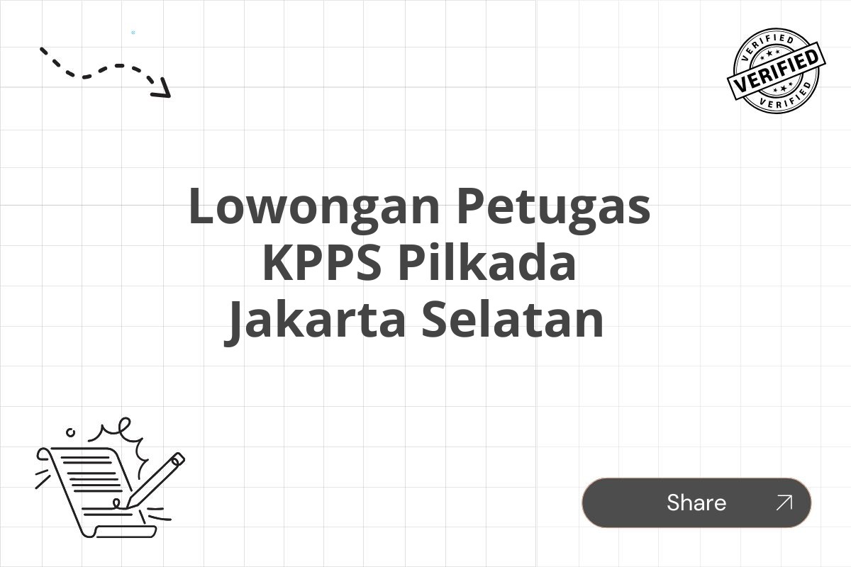 Lowongan Petugas KPPS Pilkada Jakarta Selatan