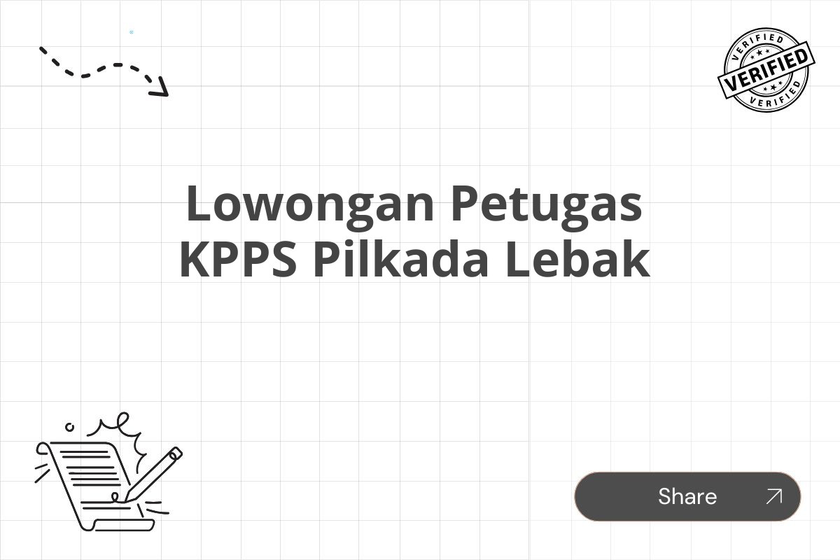 Lowongan Petugas KPPS Pilkada Lebak