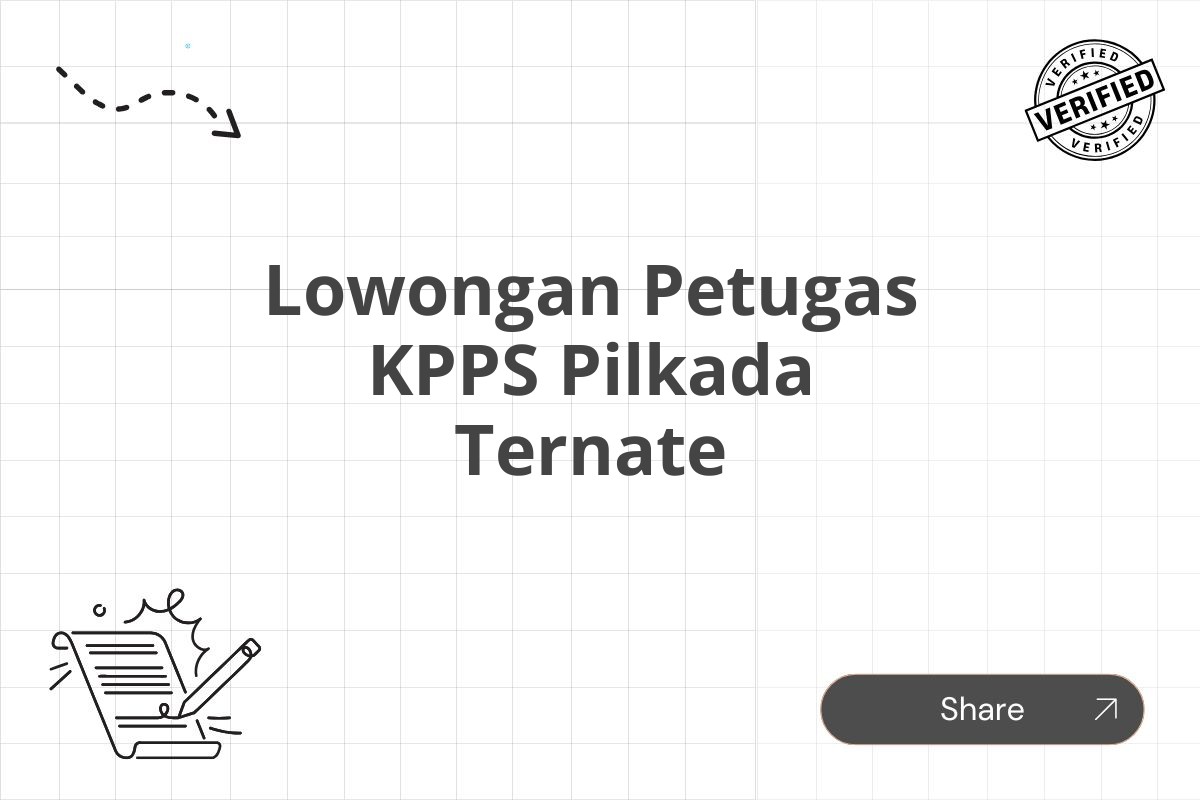 Lowongan Petugas KPPS Pilkada Ternate