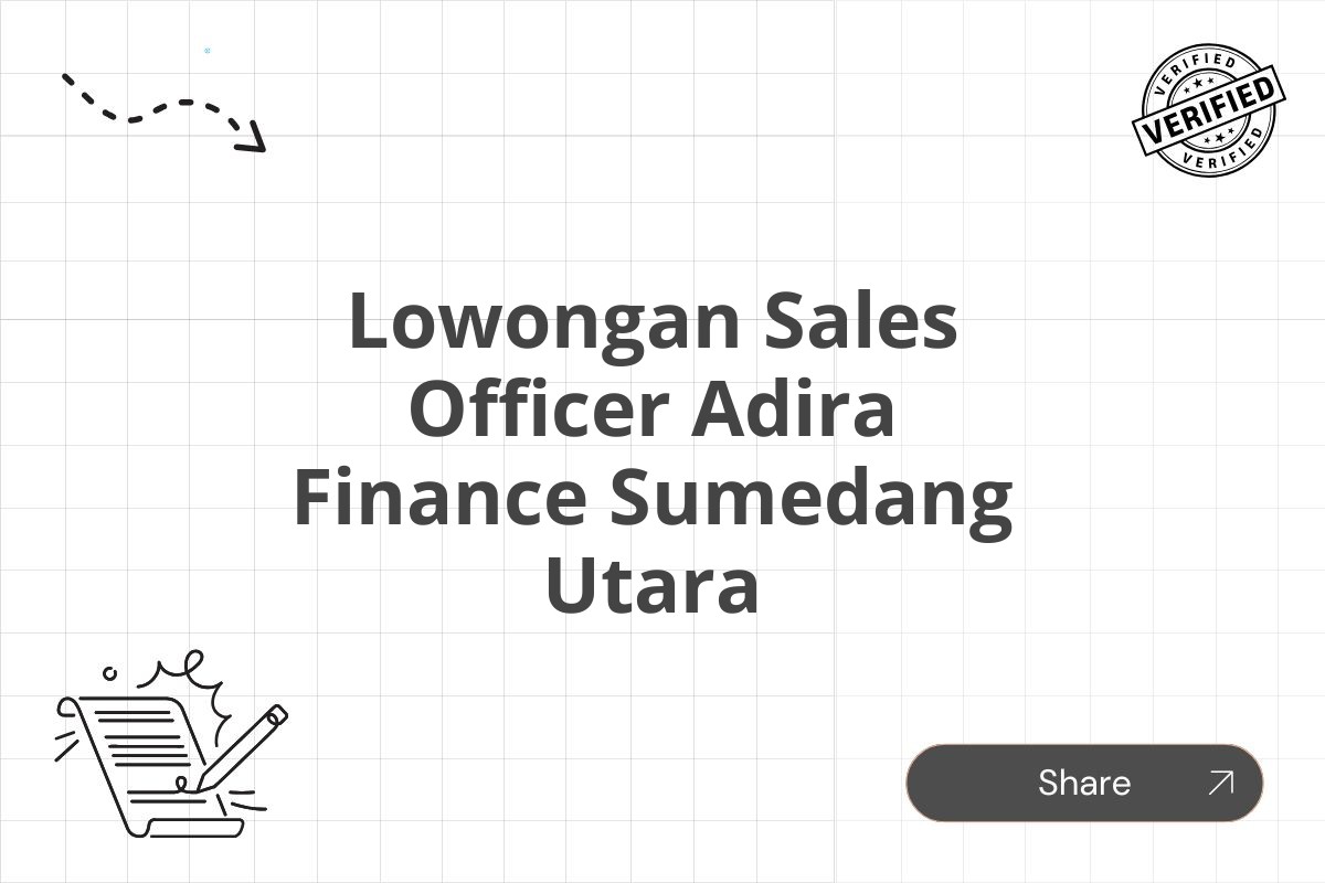 Lowongan Sales Officer Adira Finance Sumedang Utara