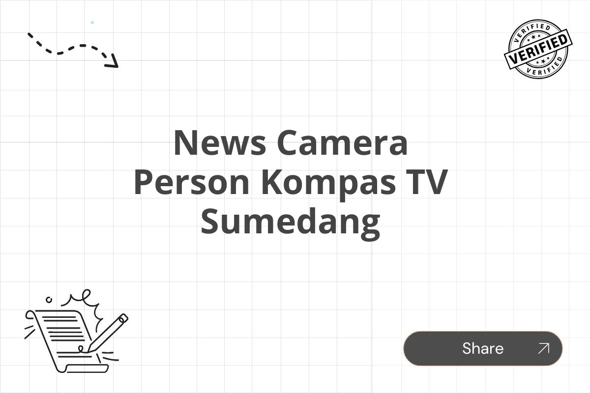 News Camera Person Kompas TV Sumedang