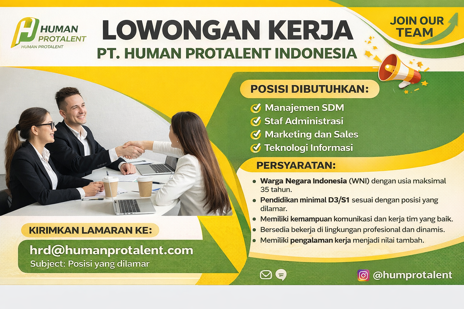 Lowongan Kerja Terbaru di PT. Human Protalent Indonesia