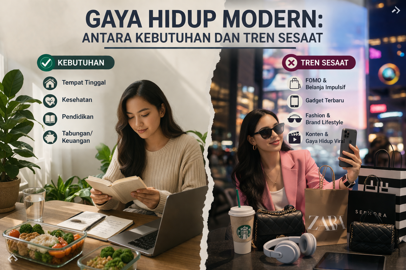 Gaya Hidup Modern: Antara Kebutuhan dan Tren Sesaat