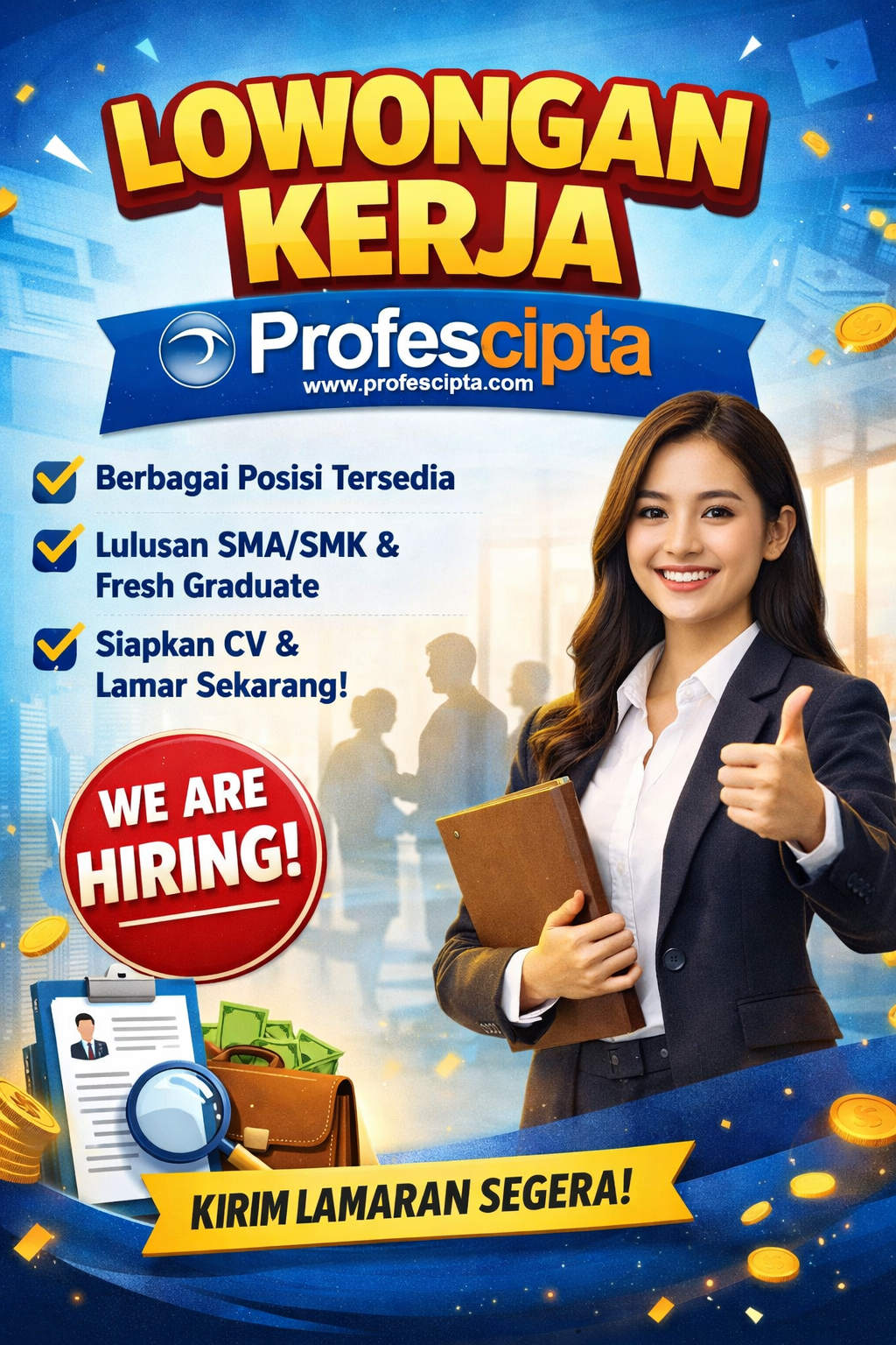 📰 Lowongan Kerja PT. Profescipta Wahanatehnik Terbaru