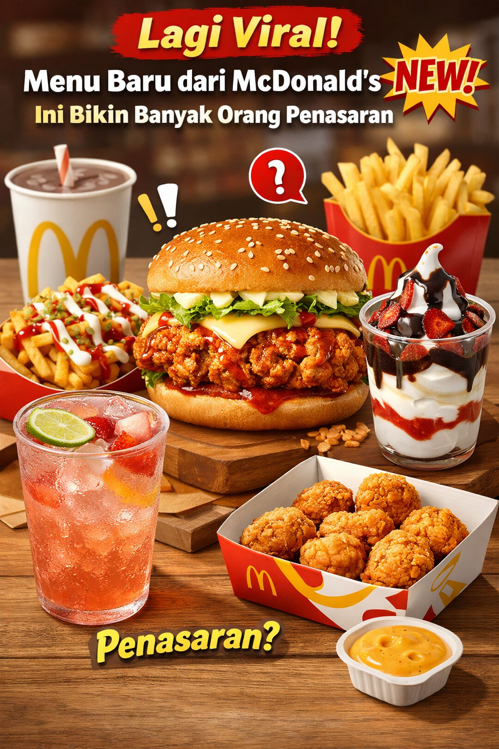 Lagi Viral! Menu Baru dari McDonald's Ini Bikin Banyak Orang Penasaran