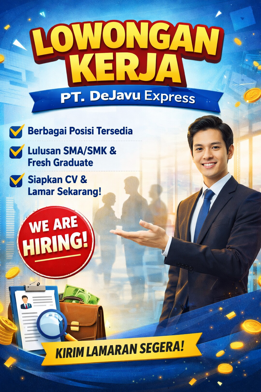 📰 Lowongan Kerja PT. DeJavu Express Terbaru 2026, Peluang Karier Profesional untuk Talenta Unggul