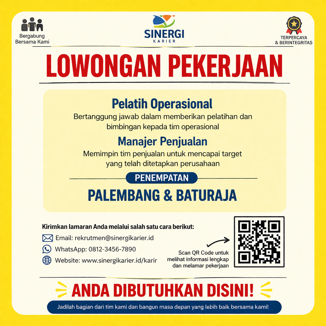 Loowongan Kerja Terbaru PT. Anugrah Karya Prima